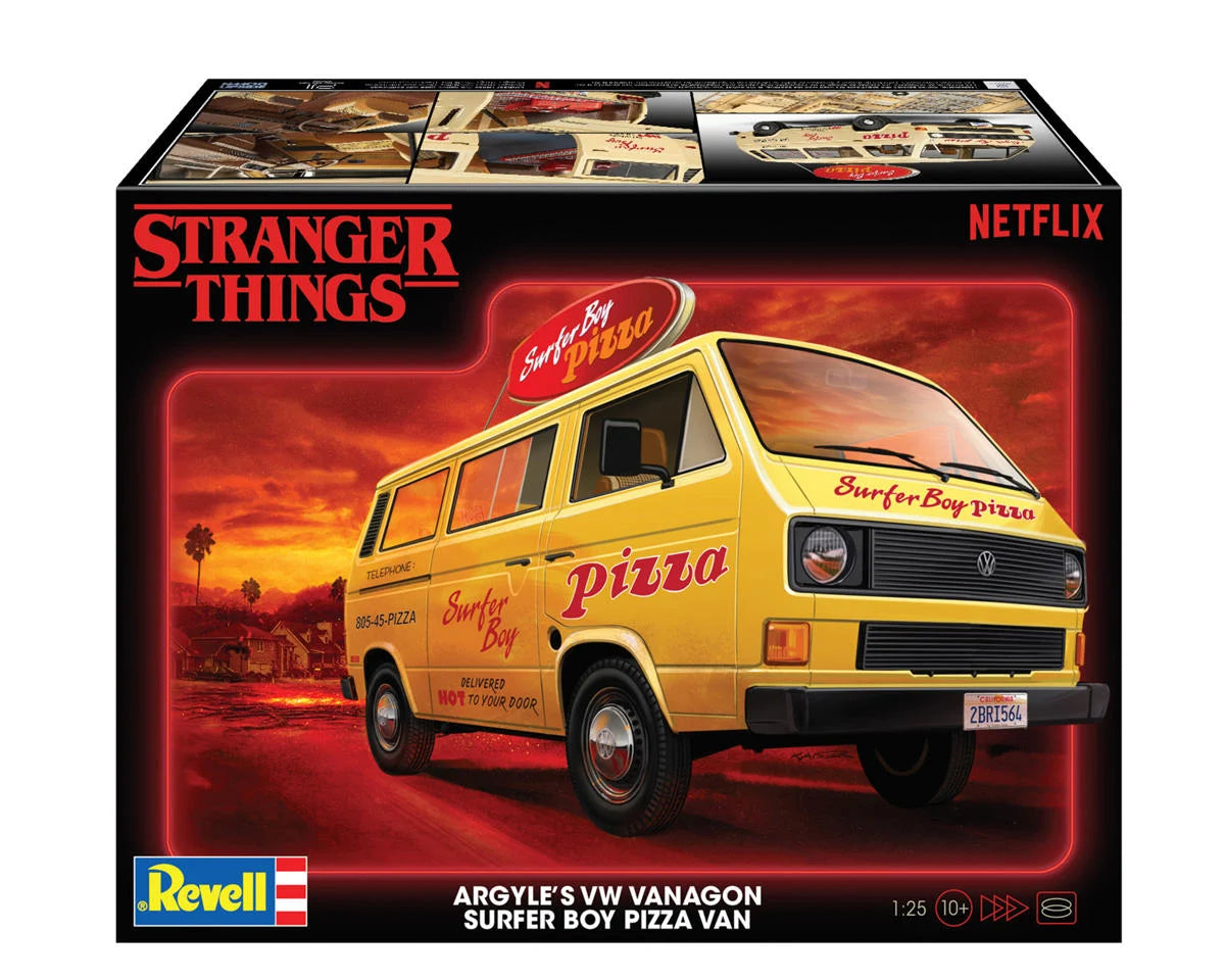 Revell 1/25 Stranger Things VW T3 Pizza Van Plastic Model Kit